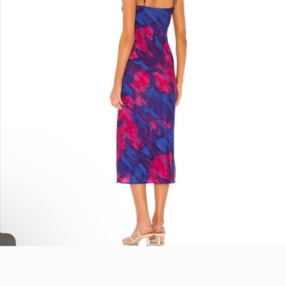 NWOT MAJORELLE Boston Midi Dress, Tie Dye Multi, Size XL - Picture 7 of 7